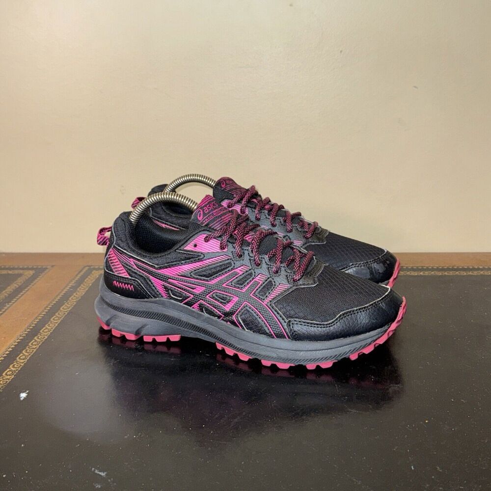 Asics Trail Scout Black Pink Fuchsia F961021 Women's Size
